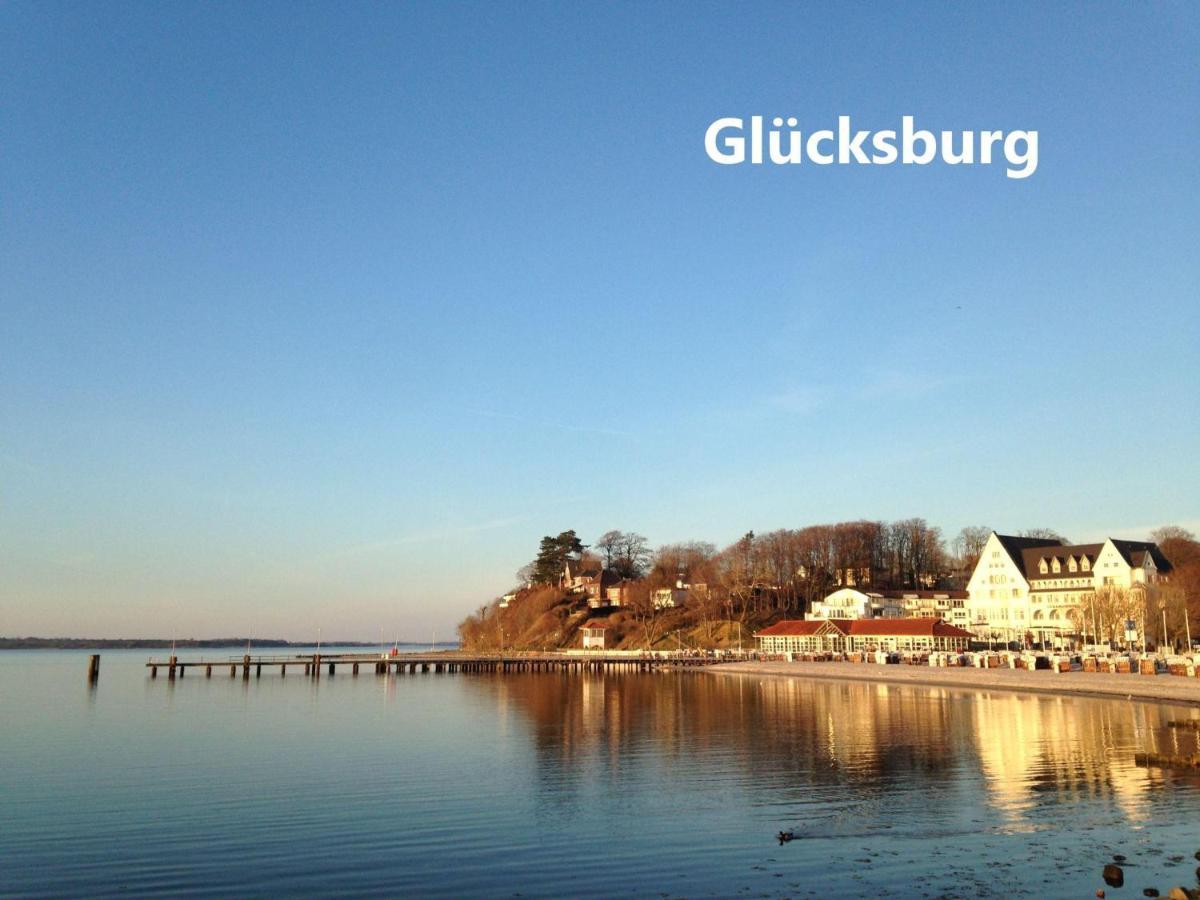 Seeblick I - Geraeumige 90Qm - Ganzes Haus - 50M Zum Naturstrand - Mit Terrasse Und Grossem Garten - Kueche Neu Glücksburg Exteriér fotografie