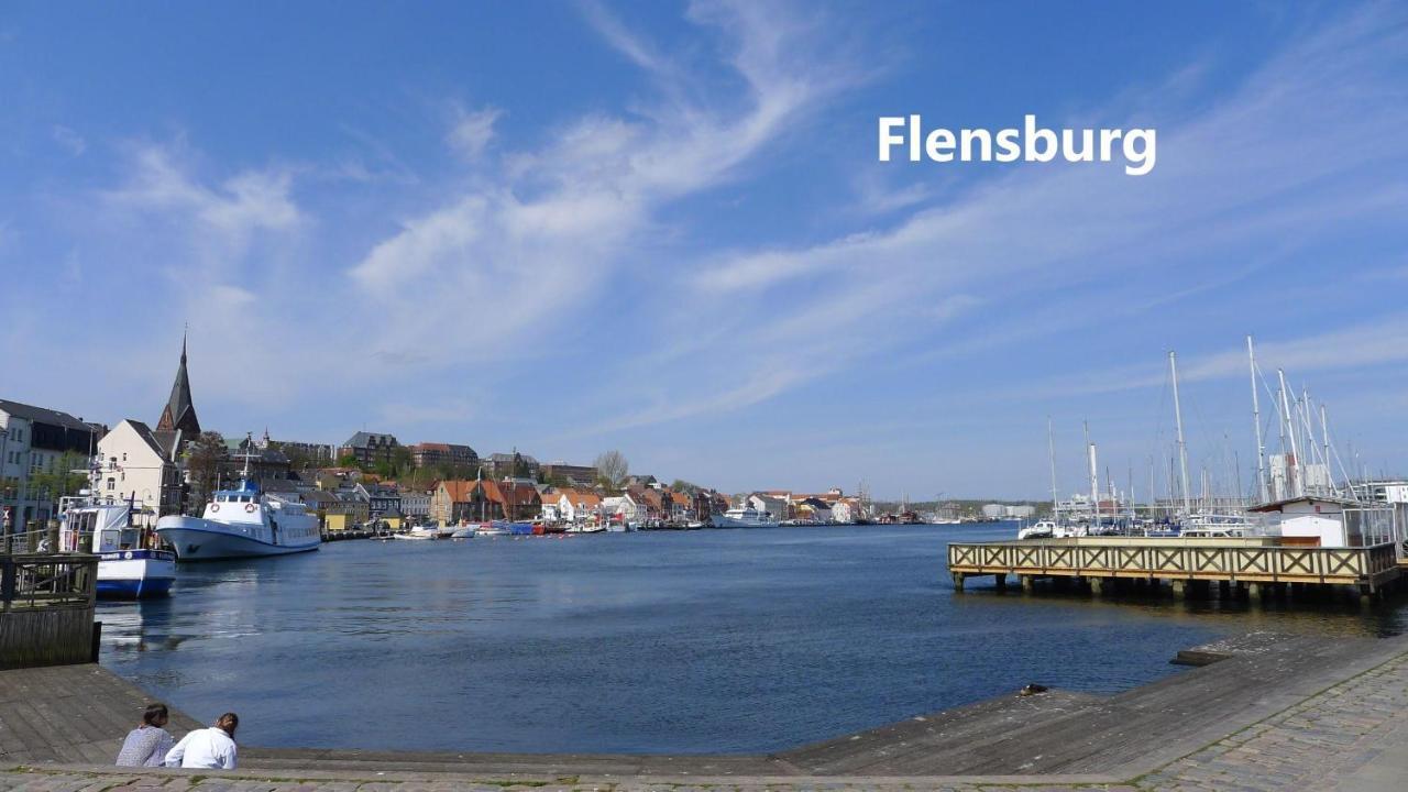 Seeblick I - Geraeumige 90Qm - Ganzes Haus - 50M Zum Naturstrand - Mit Terrasse Und Grossem Garten - Kueche Neu Glücksburg Exteriér fotografie
