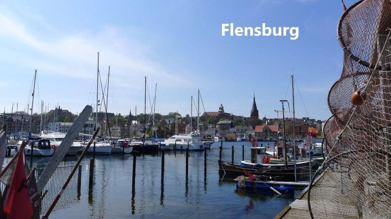 Seeblick I - Geraeumige 90Qm - Ganzes Haus - 50M Zum Naturstrand - Mit Terrasse Und Grossem Garten - Kueche Neu Glücksburg Exteriér fotografie